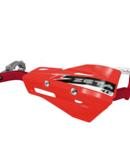 Drop Handguard Handlebar Armor / XC Protector Kit - 1-1/8" Red / Red