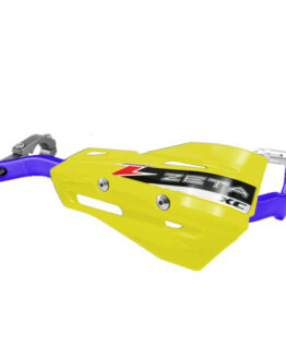 Drop Handguard Handlebar Armor / XC Protector Kit - 1-1/8" Yellow / Blue