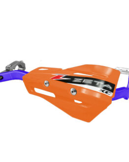 Drop Handguard Handlebar Armor / XC Protector Kit - 1-1/8" Orange / Blue