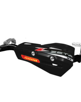 Drop Handguard Handlebar Armor / XC Flasher Protector Kit 1-1/8" - Black / Black