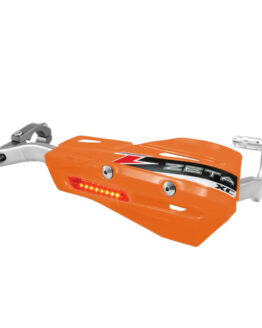 Drop Handguard Handlebar Armor / XC Flasher Protector Kit 1-1/8" Orange / Ti