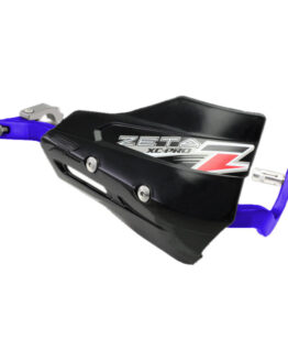 Drop Handguard Handlebar Armor / XC Pro Protector Kit - 1-1/8" Black / Blue