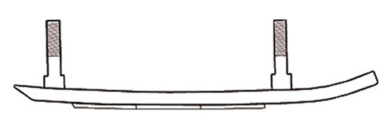SLP Carbide Runner 4in x 75deg for SLT Skis - Pair