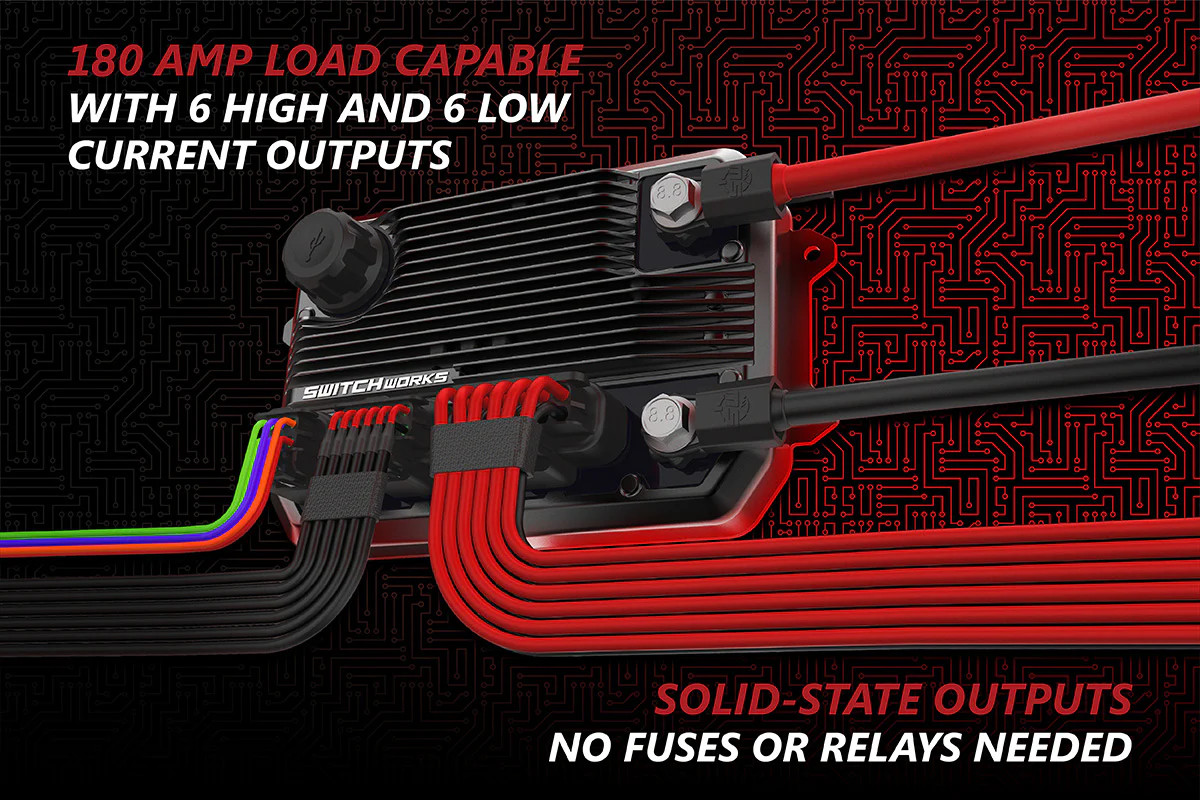 SSV Works SwitchWorks 12 Output Electronic Switcher for UTV/ATV - Image 6