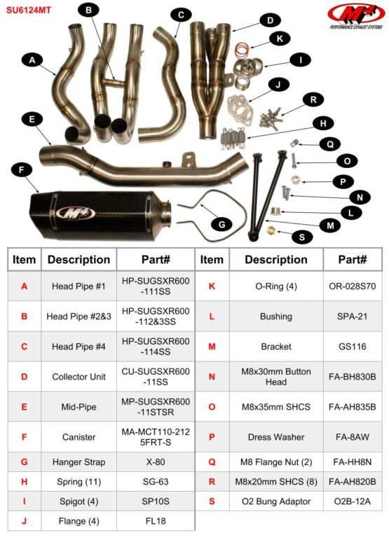 Tech 1 Carbon Fiber Full Exhaust w/ Titanium Mid & Stainless Tubing - Image 5