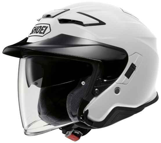 J-Cruise 2 Solid White 3/4 Open-Face Motorcycle Helmet X-Small - Image 3