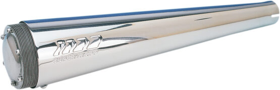 Universal Megaphone Series Polished Muffler 17.5" - 1.75" Inlet
