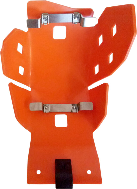Full Coverage Orange Skid Plate - Image 3