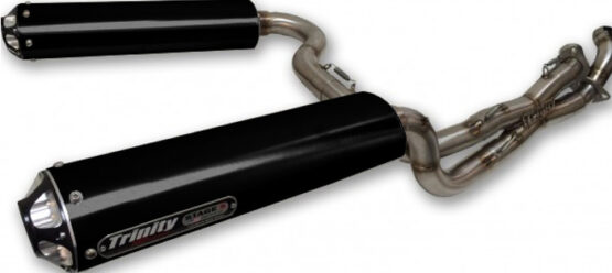 Black Dual Full Exhaust - Image 2
