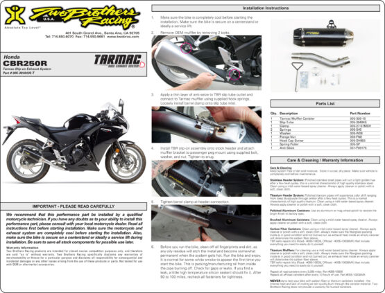 Tarmac Carbon Fiber Slip On Exhaust - Image 2