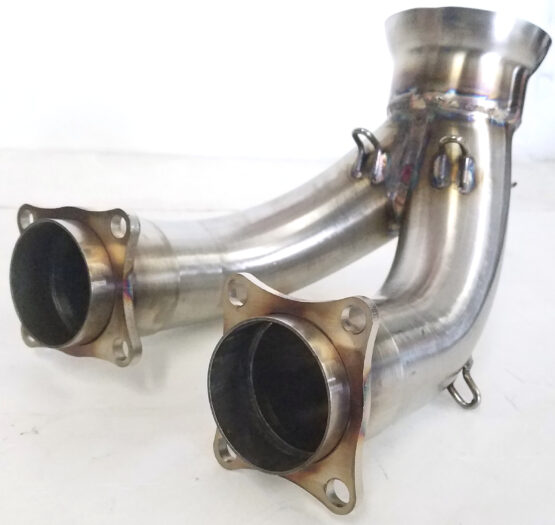 Stage 5 Slip On Exhaust - Dual Black Mufflers - Image 8