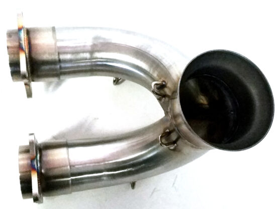 Stage 5 Slip On Exhaust - Dual Black Mufflers - Image 9