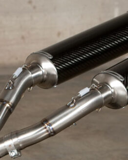 Carbon Fiber Dual Slip On Exhaust