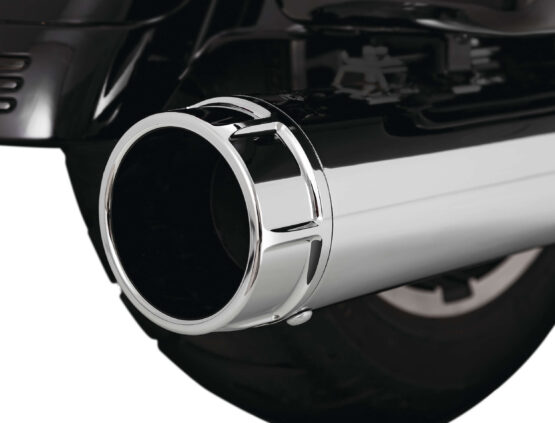 Chrome Torquer 450 4.5" Slip On Exhaust Mufflers - Image 4