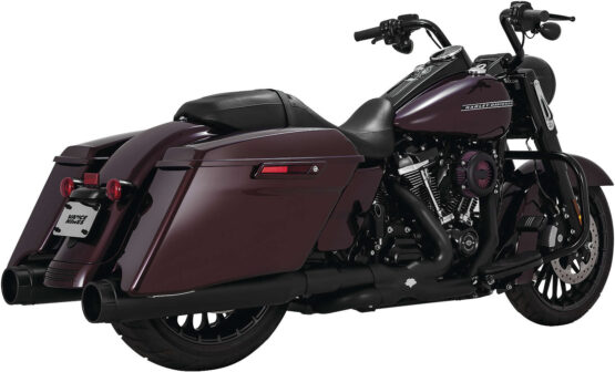 Black Torquer 450 4.5" Slip On Exhaust Mufflers - Image 2
