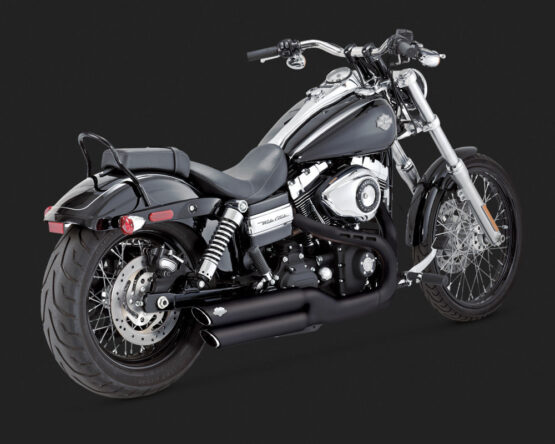 Twin Slash Black 3" Slip On Exhaust Mufflers - Image 4