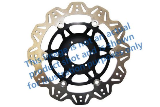 VEE Style Brake Rotor - Black Center