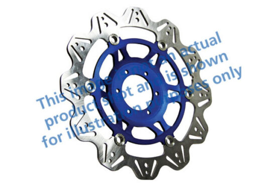 VEE Style Brake Rotor - Blue Center