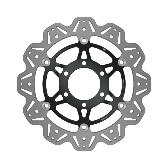 VEE Style Brake Rotors - Black Center Front Set - Image 2