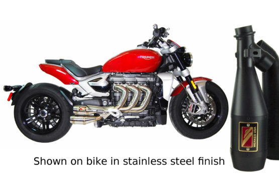 Black Velvet Dual GP Slip On Exhaust w/ dB Killers