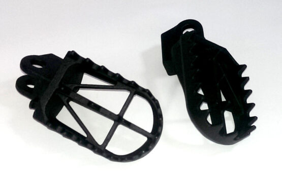Wide MX Foot Pegs - Low (-5mm) Height Chromoly