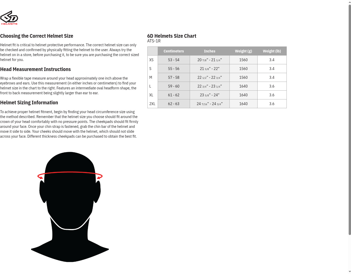 6D ATS-1R Solid Full Face Helmet Gloss Gray Large - Image 5