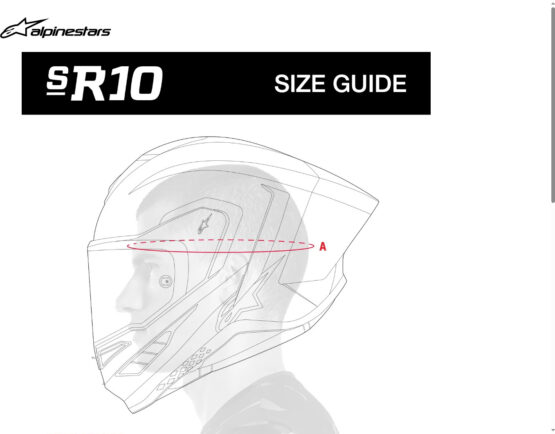 Alpinestars Supertech R10 Full Face Helmet Carbon Black 2XL - Image 5