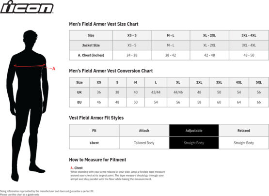 ICON Field Armor Stryker Vest 2XL/3XL Black/Red - Image 5