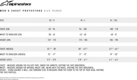 Alpinestars A-6 Chest Protector M/L Black Red Anthracite Adult - Image 3