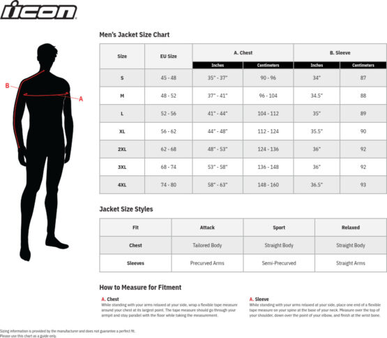 ICON Airform Jacket Black Men's Small - Image 6