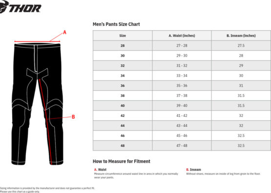 Thor Comp XP Underwear Pants Black Men's Small - Image 4