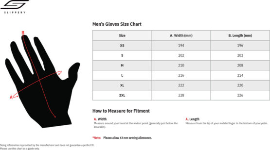 Slippery Flex Lite Gloves Black/Green Large Unisex - Image 3