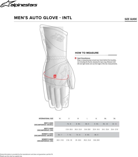 Crossland Motorcycle Gloves Black/Red 2X-Large - Image 3