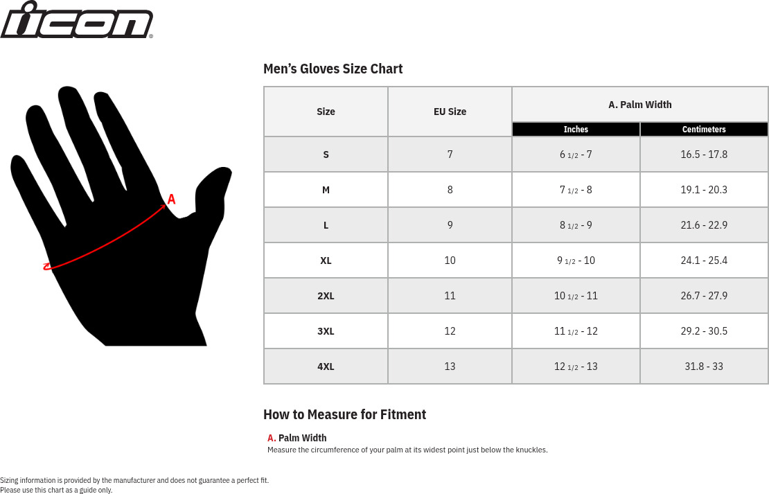 ICON Punchup CE Gloves Black XL Men's - Image 3