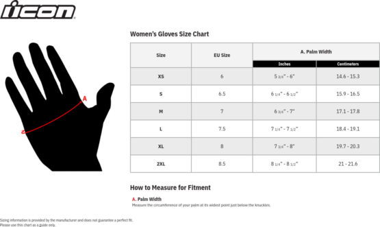 ICON Women's Hooligan CE Gloves Black Small - Image 3