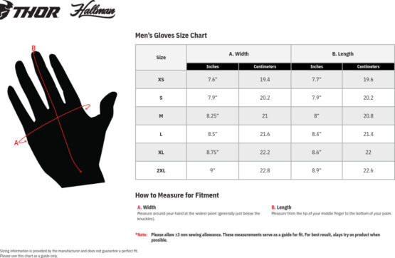 THOR Spectrum Cold Weather Gloves 2XL Acid/Black Men's - Image 4