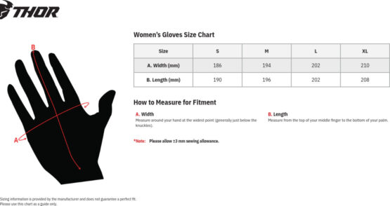 Thor Women's Spectrum Gloves Small Black/Fluorescent Pink - Image 3