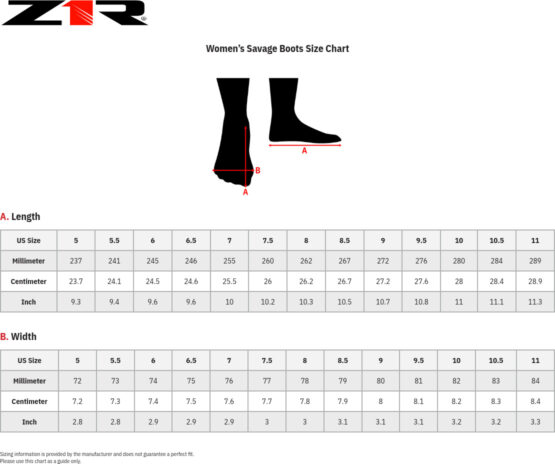 Z1R Women's Savage Boots Black US 8 - Image 2
