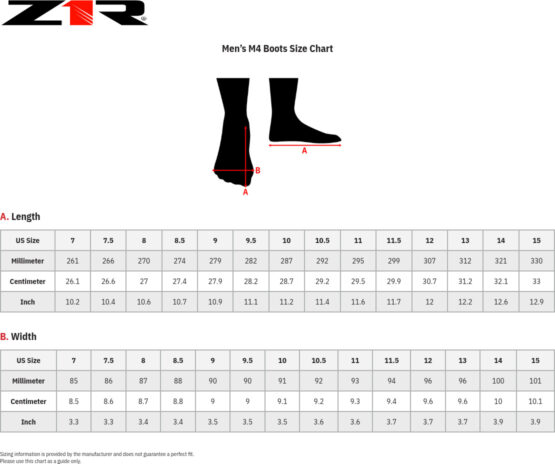 Z1R M4 Boots Black Over-Ankle Adult Size 11.5 - Image 2