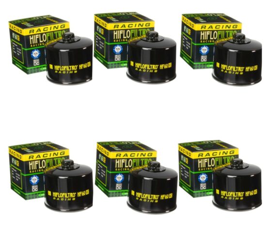 HF160RC Race Oil Filter - Black - 6 Pack
