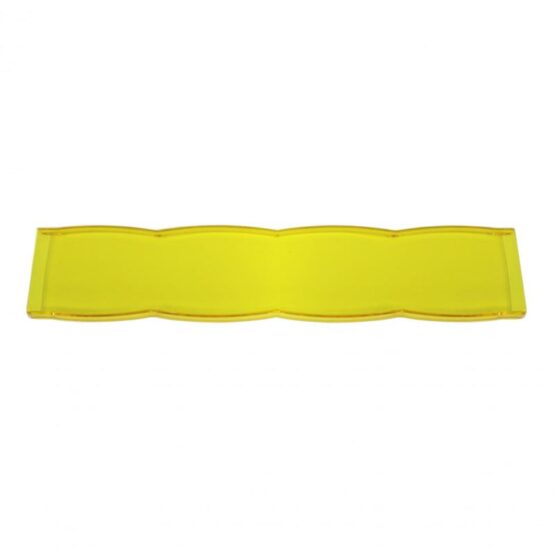 10in Rock Guard Light Bar Cover - Amber