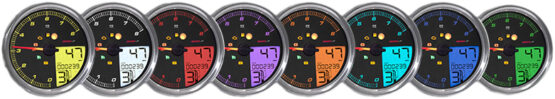 4.5" Multifunction Speedometer For Tank Mounted H-D Models w/ 5" Cup - Image 2