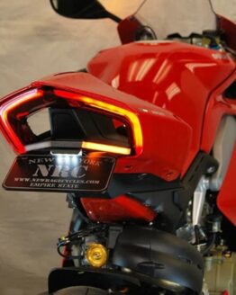 New Rage Cycles Fender Eliminator Kit Clear Fits 18-24 Ducati Panigale V4