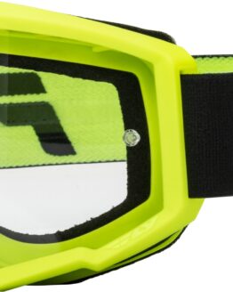 Fly Racing Focus Goggle Black/Hi-Vis Yellow with Clear Lens