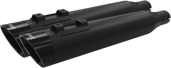 Comp-S Slash Slip On Exhaust Mufflers - Black