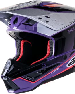 Alpinestars S-M5 Sail Helmet Violet/Black/Silver Glossy 2X