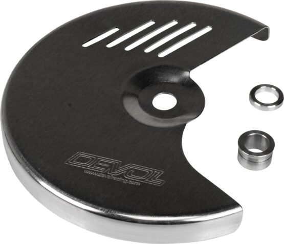Devol Aluminum Front Disc Guard Silver For Suzuki RMZ250 RMZ450 - Image 2