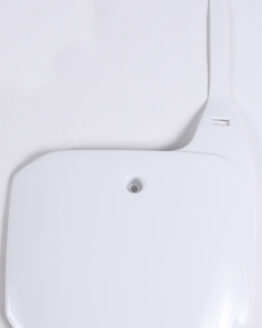 Front Number Plate - White