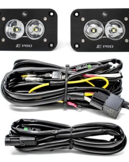 S2 Pro Flush Mount LED Light Pod Kit Work/Scene Pattern - Pair