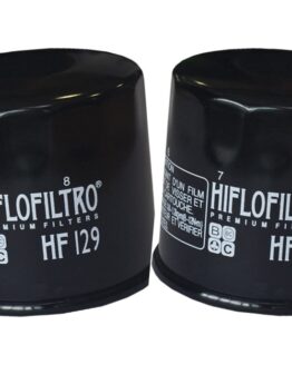 HF129 Oil Filter - Black - 2 Pack